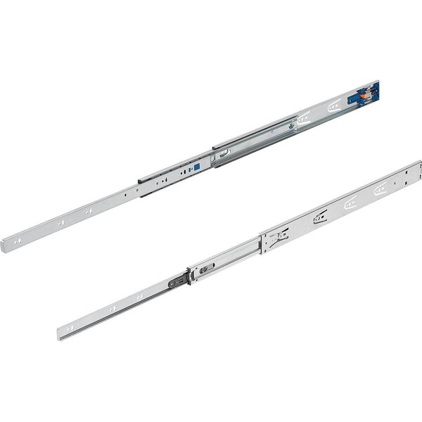 Telescopic Rail L=700 12, 7X46, Full Extension S=700, Fp=35, Steel Zinc-Plated, Side Mount, 1 Pr